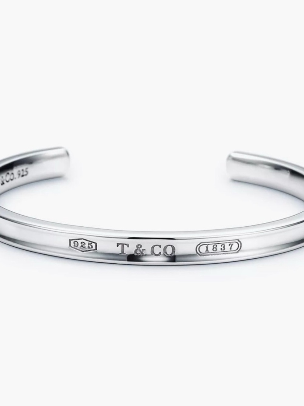 Tiffany & Co Sterling Silver Cuff Bracelet in Tiffany Blue - Picture 2 of 3